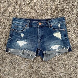 Blank NYC The Fulton Distressed Jean Shorts